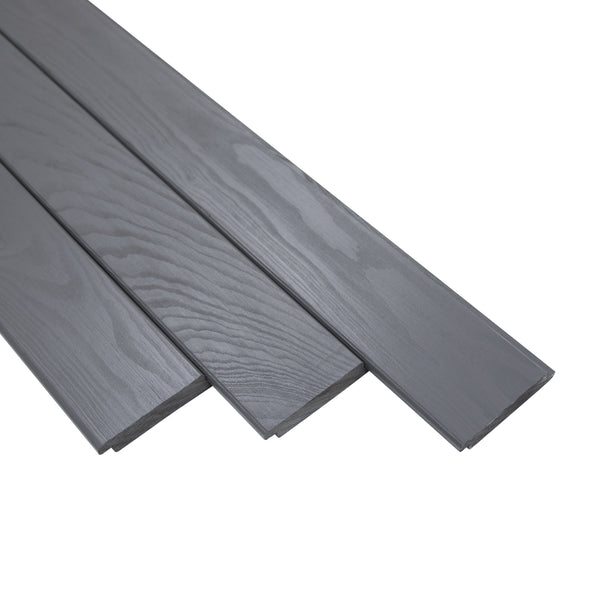 Lamel voor het "FLEX-WOOD®" systeem - gelakt in grafietkleur, grenen klasse AB