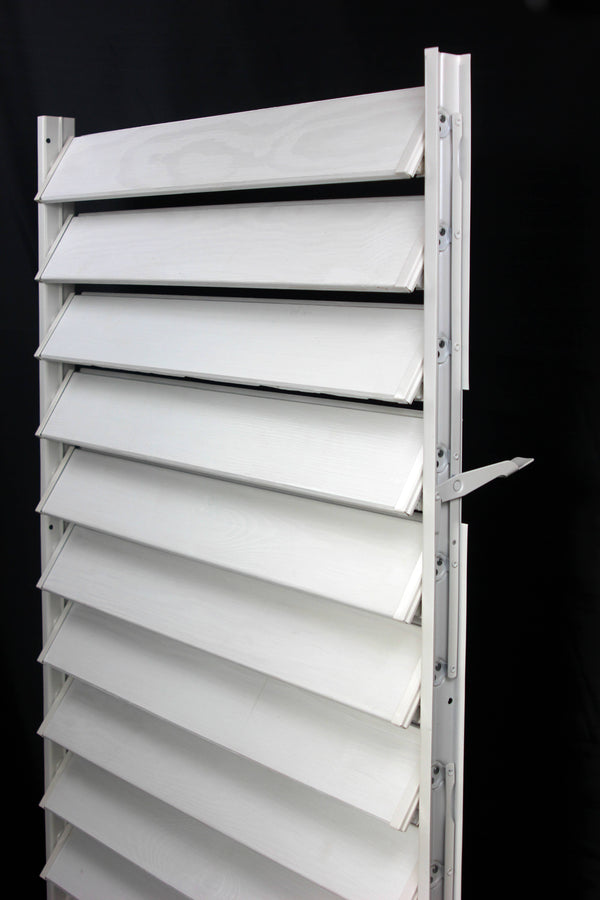 FLEX-WOOD Terrassejalousi - 120 cm - Sæt