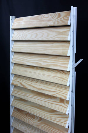 FLEX-WOOD Terrassejalousi - 120 cm - Sæt