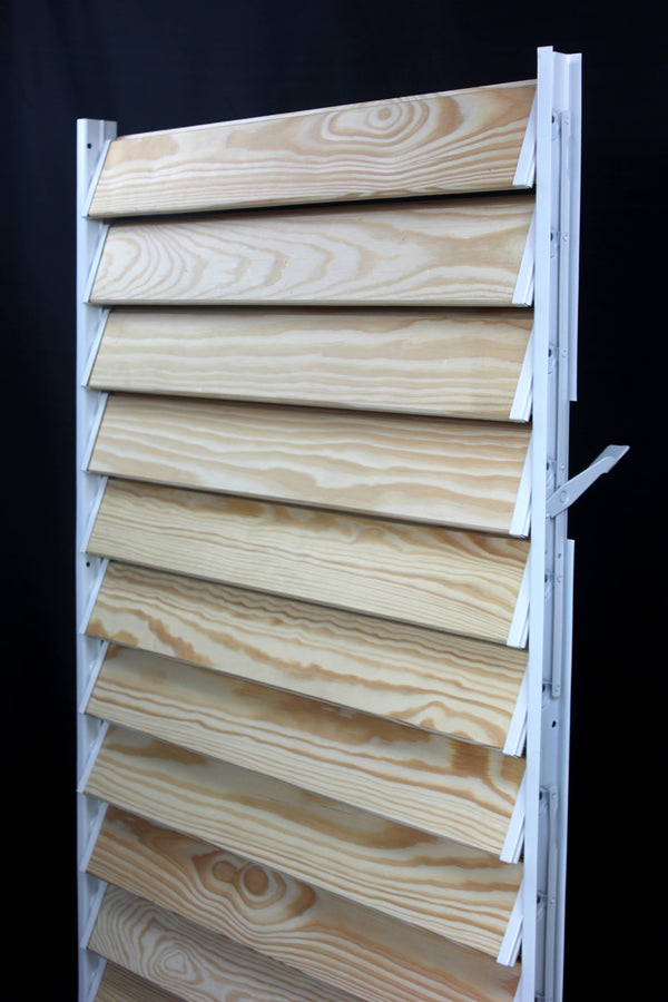 FLEX-WOOD Terrassejalousi - 120 cm - Sæt