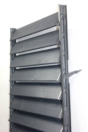 FLEX-WOOD Terrassejalousi - 120 cm - Sæt