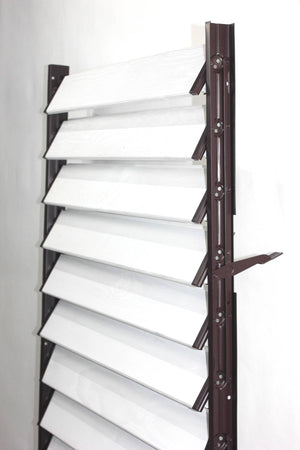 FLEX-WOOD Terrassejalousi - 120 cm - Sæt
