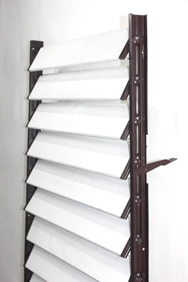 FLEX-WOOD Terrassejalousi - 120 cm - Sæt
