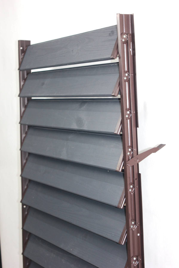 FLEX-WOOD Terrassejalousi - 120 cm - Sæt