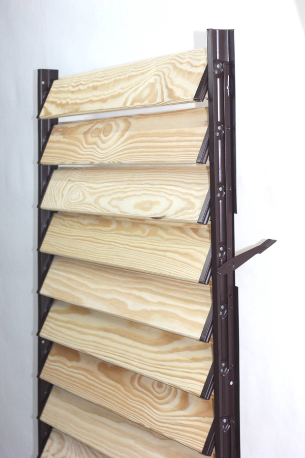 FLEX-WOOD Terrassejalousi - 120 cm - Sæt