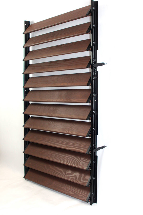 FLEX-WOOD Terrassejalousi - 120 cm - Sæt