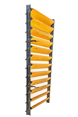 FLEX-WOOD Terrassejalousi - 120 cm - Sæt