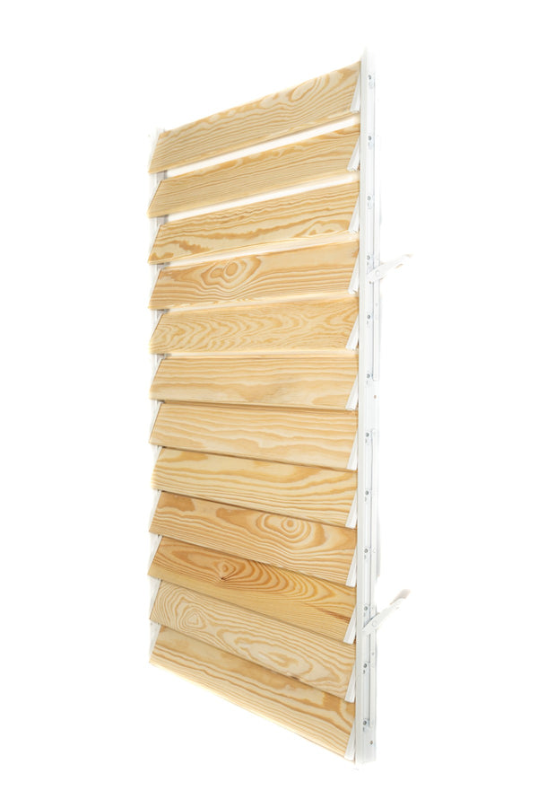 FLEX-WOOD Terrassejalousi - 120 cm - Sæt