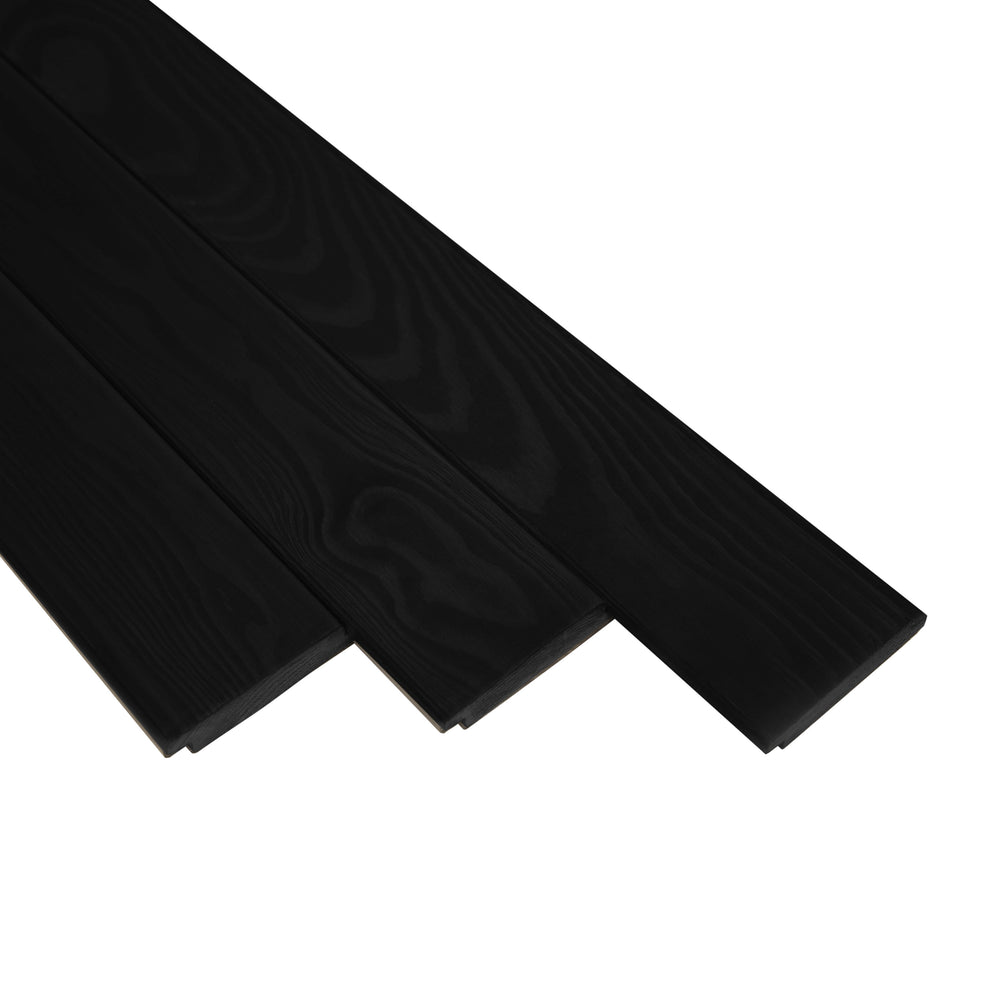 Lamel voor het "FLEX-WOOD®" systeem - gelakt in palissanderkleur, grenen klasse AB