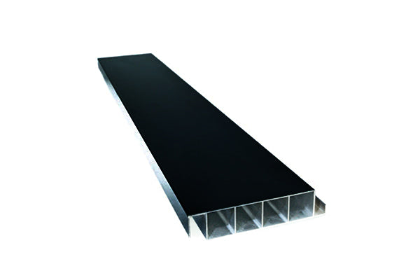 Aluminium lamel voor het "FLEX-WOOD®"-systeem - in grafietkleur