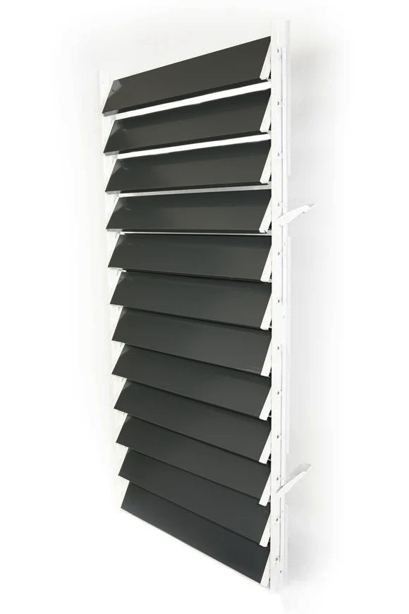 FLEX-WOOD® Terrassen Jalousie - Alu-Mechanismus & Alu-Lamellen Set