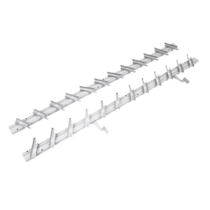 Mechanisme van de terrasjaloezie van verzinkt staal - witte kleur - RAL 9003 - halfmat