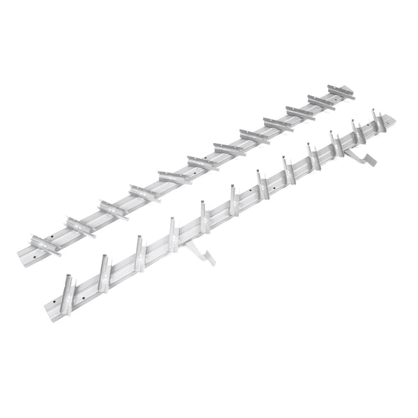 Mechanisme van de terrasjaloezie van verzinkt staal - witte kleur - RAL 9003 - halfmat