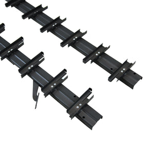 Galvanized steel mechanism - graphite color RAL 7016 - semi-matt