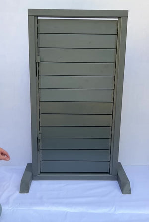 FLEX-WOOD Terrassejalousi - 120 cm - Sæt
