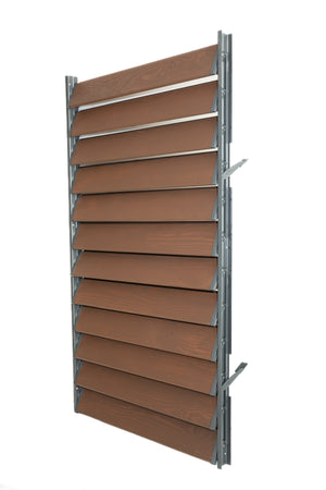 FLEX-WOOD Terrassejalousi - 120 cm - Sæt