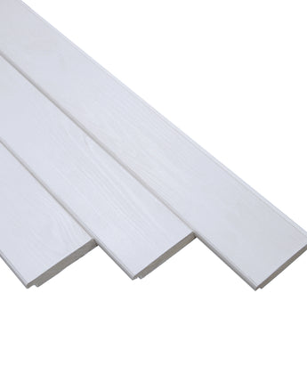 Planks for the “FLEX-WOOD®” system – painted white, class AB pine