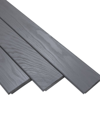 Planks for the “FLEX-WOOD®” system – painted in graphite color, pine class AB