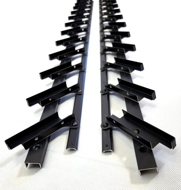 Flex-Wood® VERT – Aluminium-Mechanismus für Terrassenjalousien – Schwarz