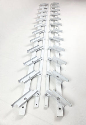 Flex-Wood® VERT – Aluminium-Mechanismus für Terrassenjalousien – Weiß