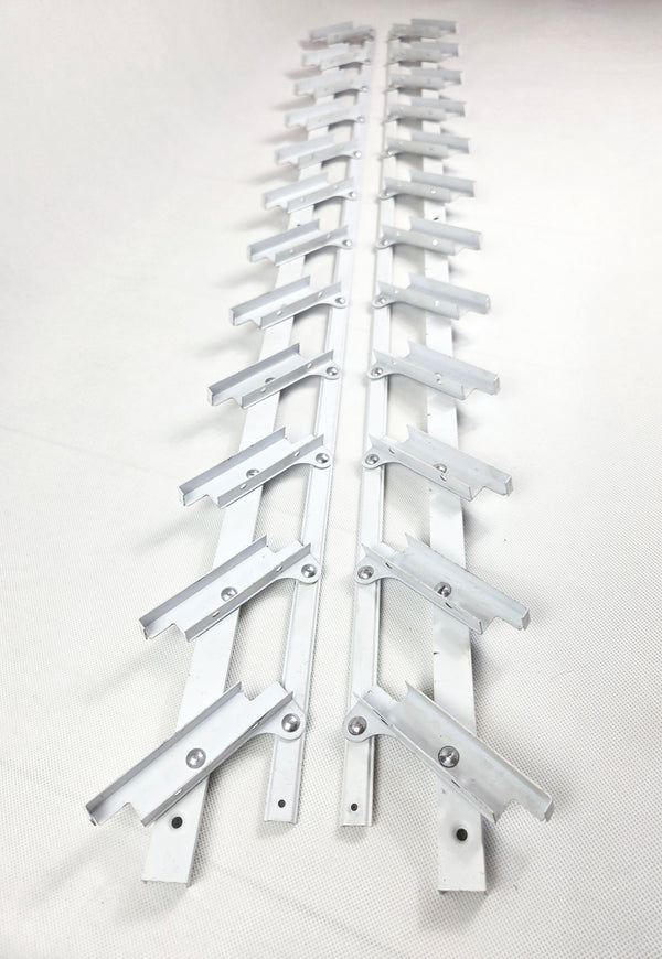 Flex-Wood® VERT – Aluminium-Mechanismus für Terrassenjalousien – Weiß
