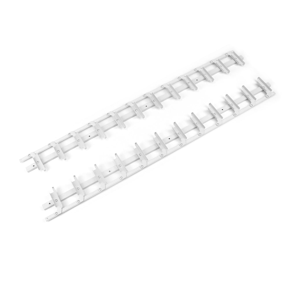 Flex-Wood® VERT – Aluminium-Mechanismus für Terrassenjalousien – Weiß