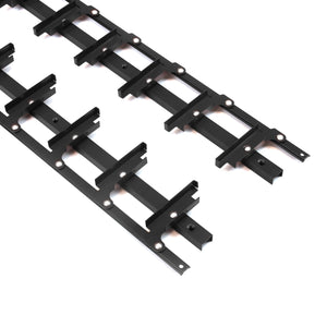 Flex-Wood® VERT – Aluminium-Mechanismus für Terrassenjalousien – Schwarz