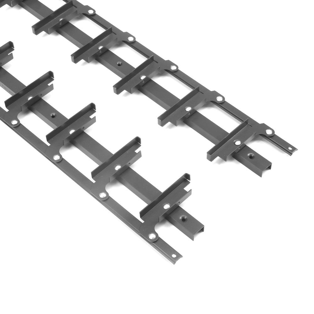 Flex-Wood® VERT – Aluminium-Mechanismus für Terrassenjalousien – Anthrazit