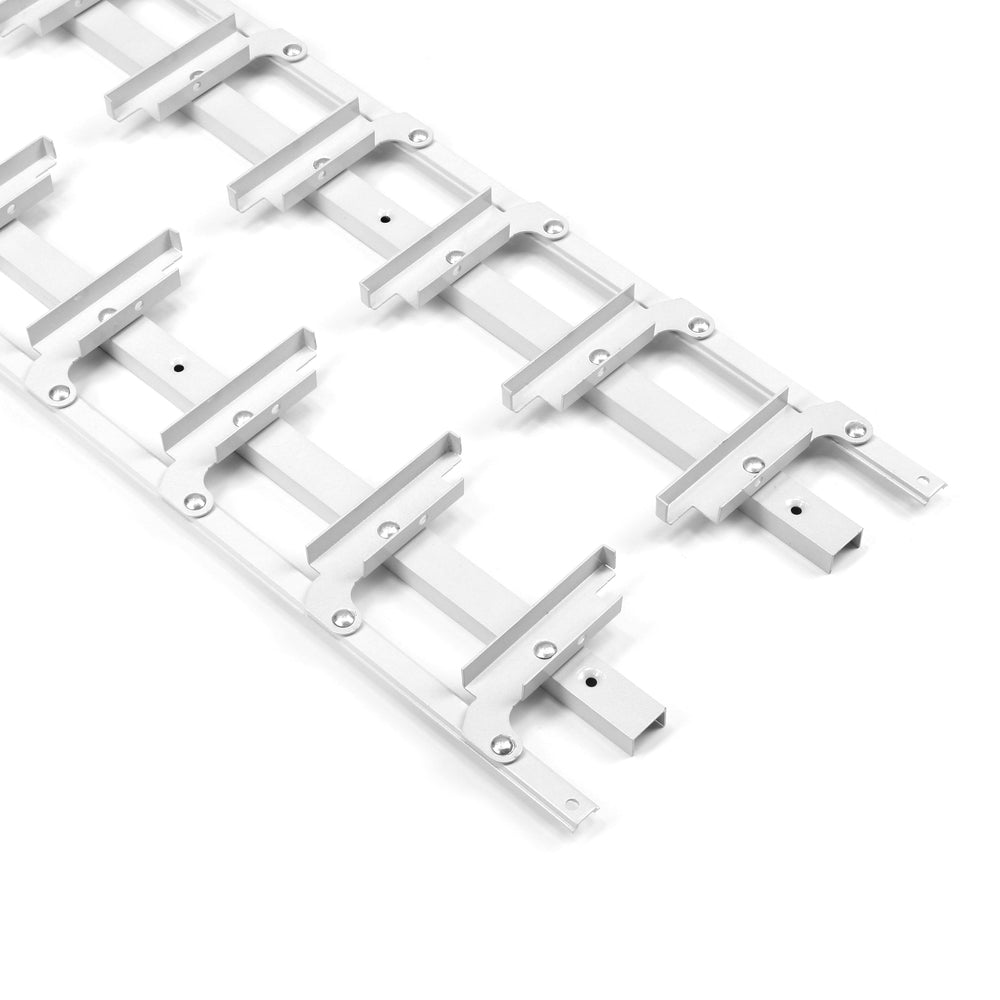 Flex-Wood® VERT – Aluminium-Mechanismus für Terrassenjalousien – Weiß