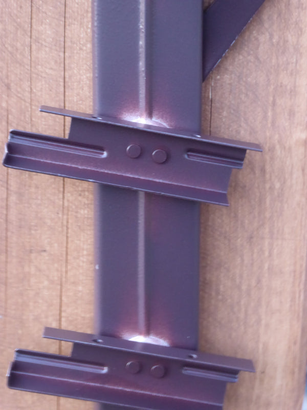 Galvanized steel mechanism - graphite color RAL 7016 - semi-matt