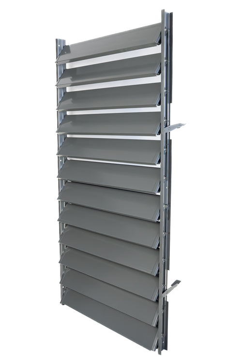 FLEX-WOOD® terrasserullegardiner - med aluminiumslameller - sæt