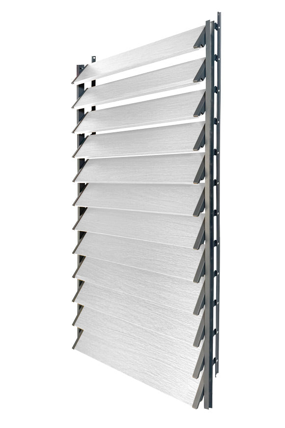 FLEX-WOOD® Terrasjaloezie - Stalen mechanisme & houten lamellen 120 cm set