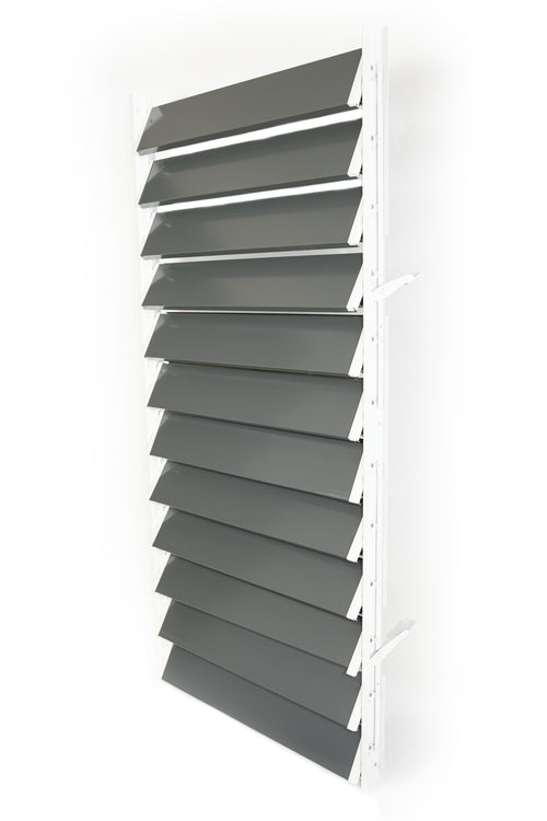 FLEX-WOOD® Terrasjalouziën - met aluminium lamellen - Set
