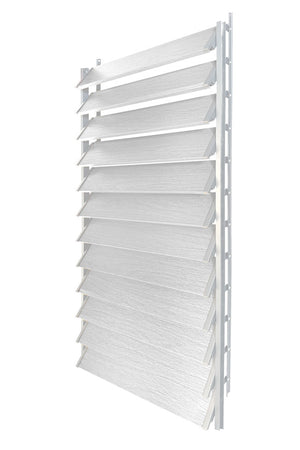 FLEX-WOOD® Terrasjaloezie - Stalen mechanisme & houten lamellen 120 cm set