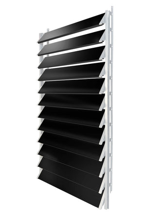 Stores de terrasse FLEX-WOOD® - mécanisme et lames en aluminium