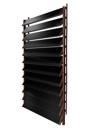 Stores de terrasse FLEX-WOOD® - mécanisme et lames en aluminium