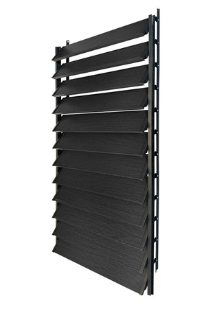 Stores de terrasse FLEX-WOOD® - mécanisme et lames en aluminium