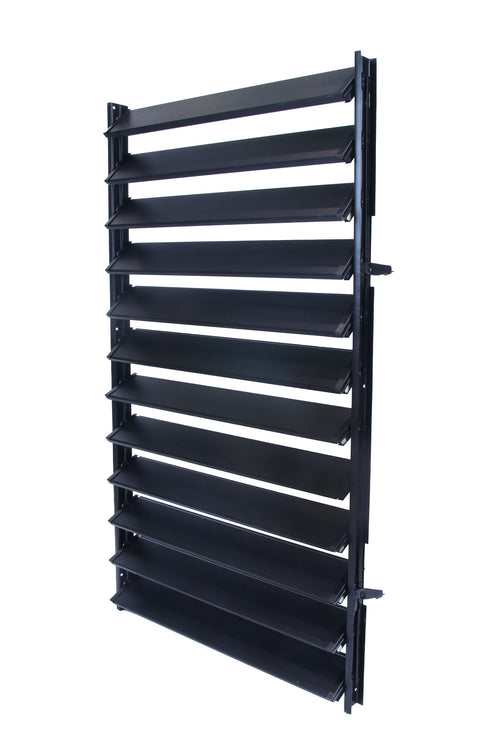 FLEX-WOOD Terrassen Jalousie - 120 cm - Satz