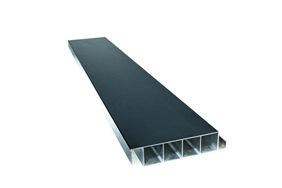 Aluminium-Lamelle für das "FLEX-WOOD®"-System - in Graphitfarben