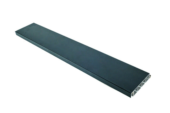Aluminium-Lamelle für das "FLEX-WOOD®"-System - in Graphitfarben