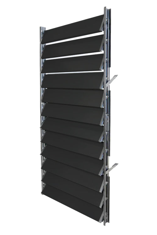 FLEX-WOOD® Terrasjaloezie - Aluminium mechanisme & aluminium lamellen set