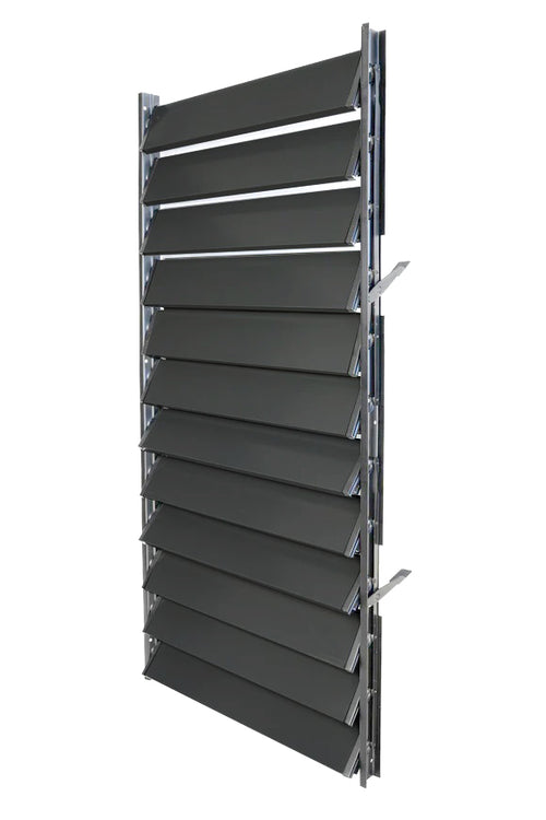 FLEX-WOOD® Terrasjaloezie - Aluminium mechanisme & aluminium lamellen set