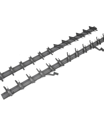 Mechanismus der Terrassenjalousie aus verzinktem Stahl - Farbe Graphit - RAL 7016 - halbmatt
